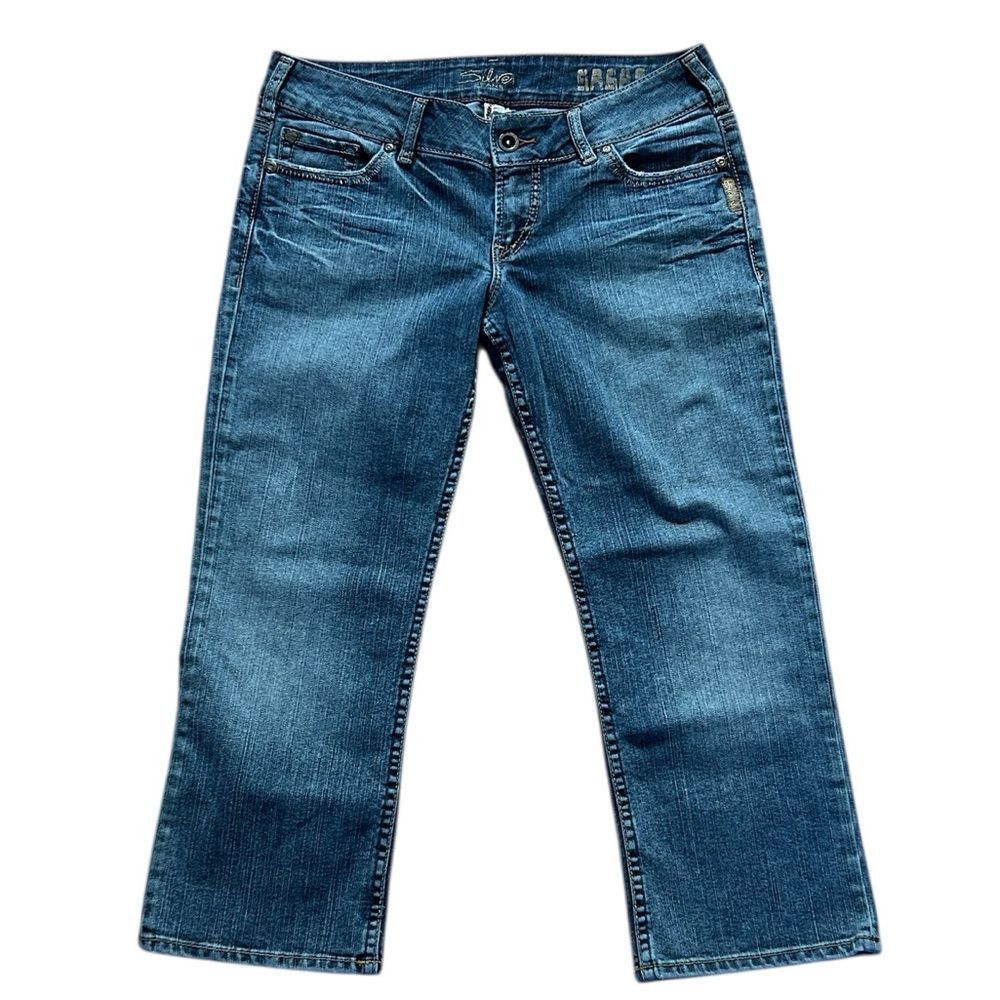Silver Sasha Capri Jeans